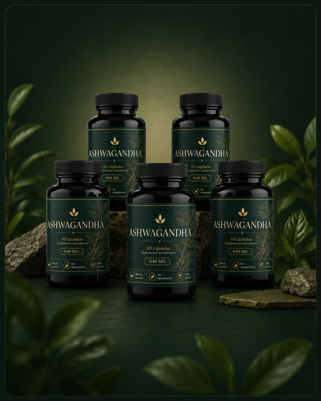 Frasco Kénos Ashwagandha 640 mg