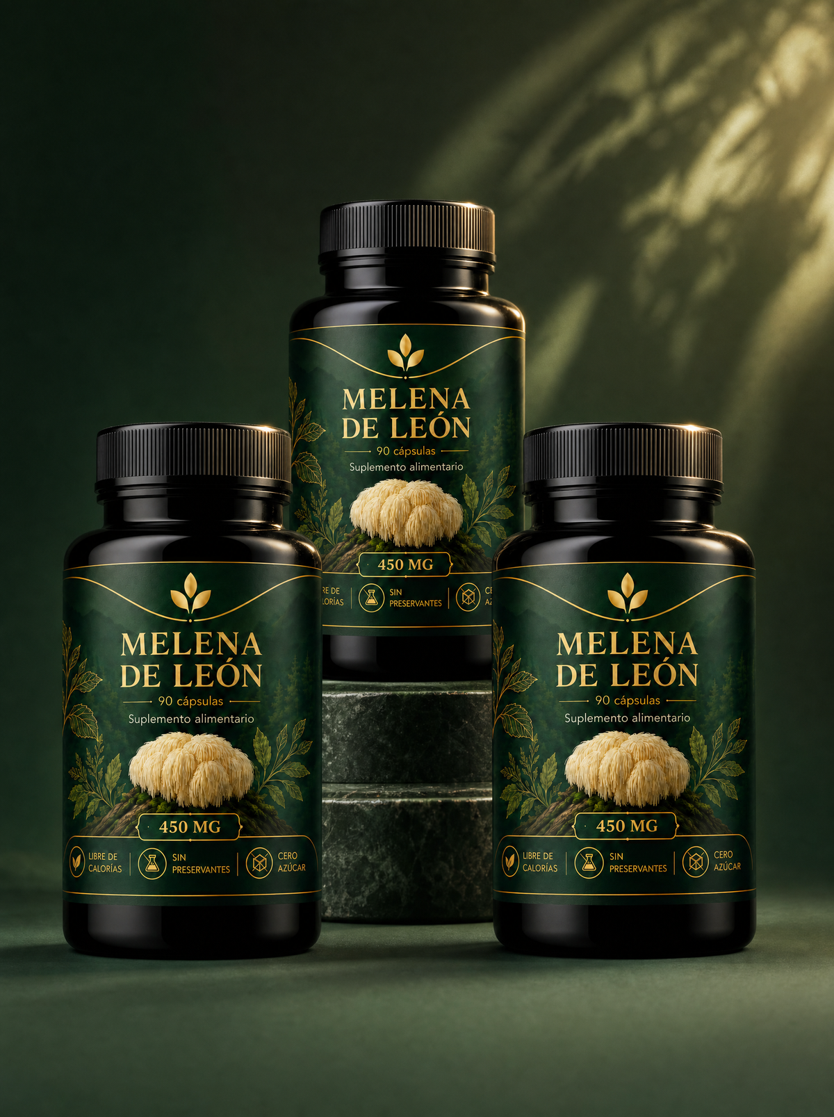 Frasco Kénos Melena de León