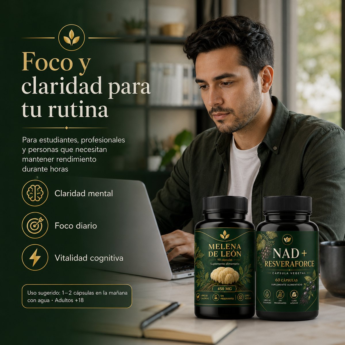 Pack Mente & Foco Kénos