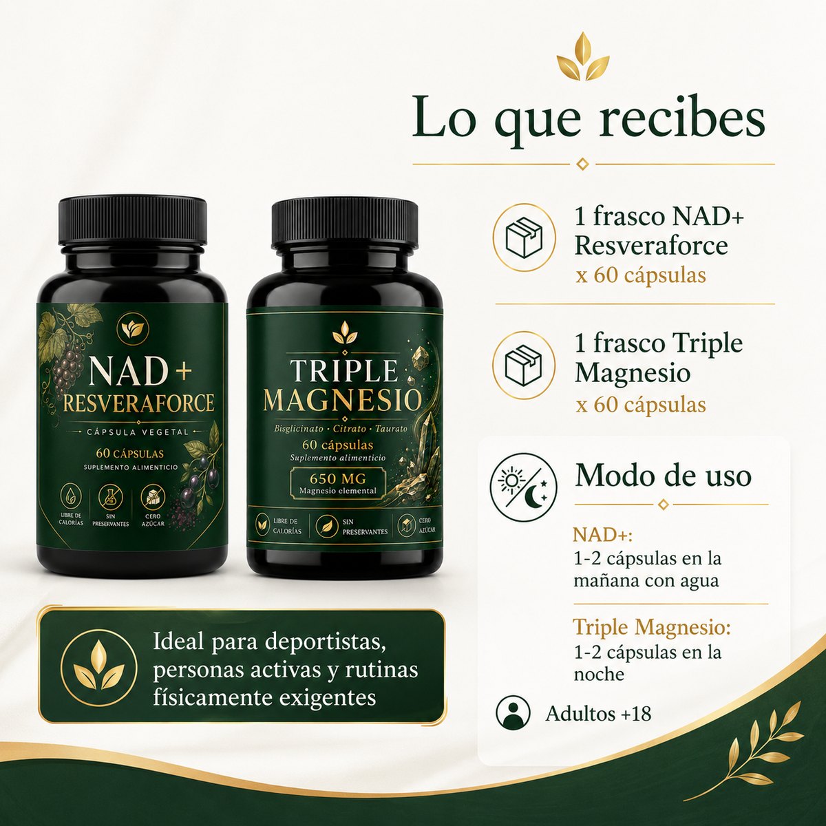 El descanso también es parte del entrenamiento.