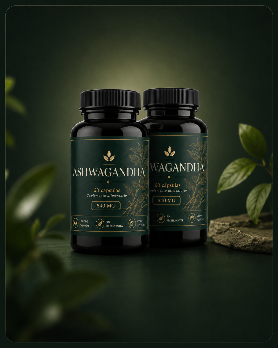 Frasco Kénos Ashwagandha 640 mg