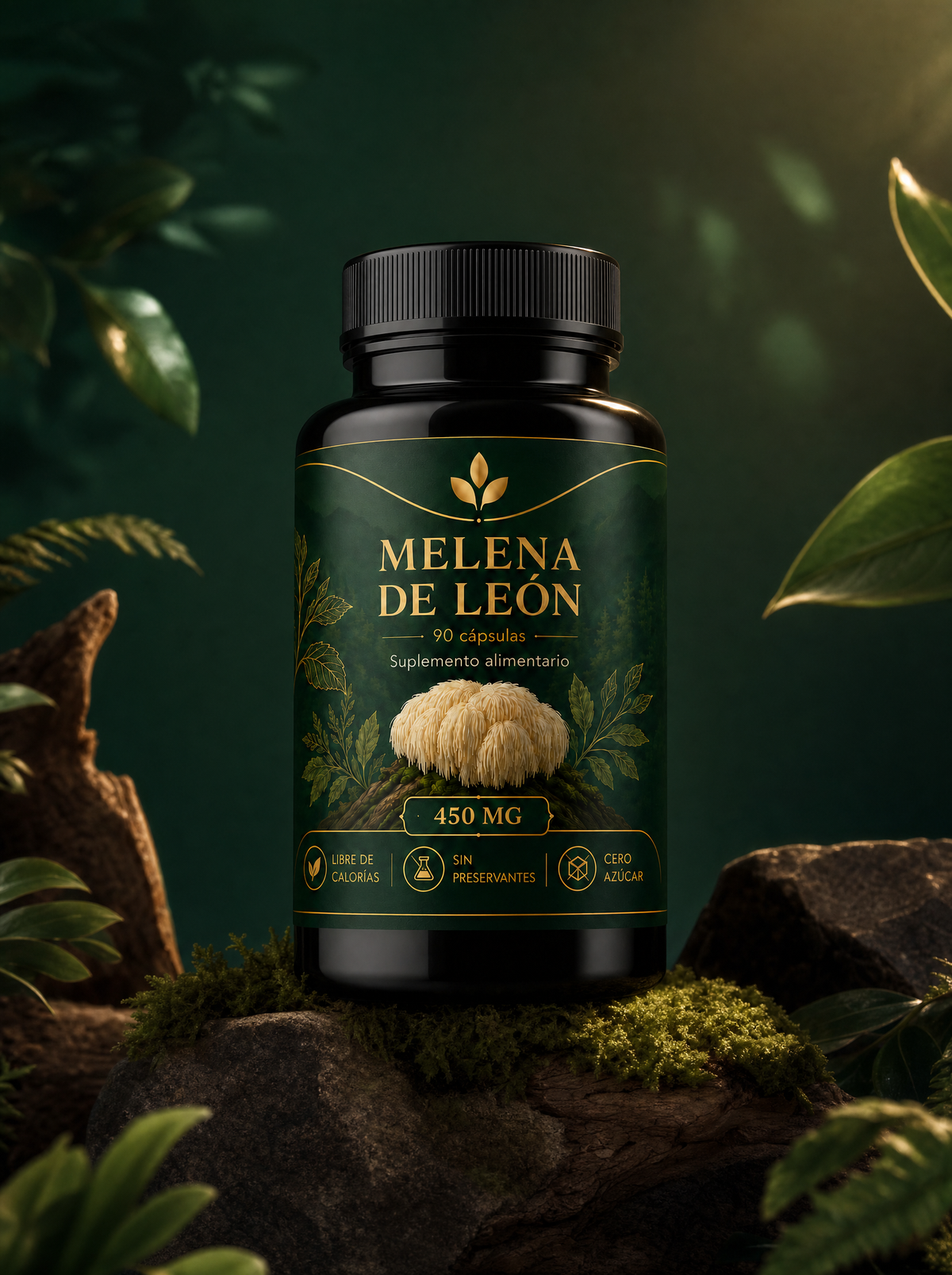 Frasco de Melena de León 450 mg