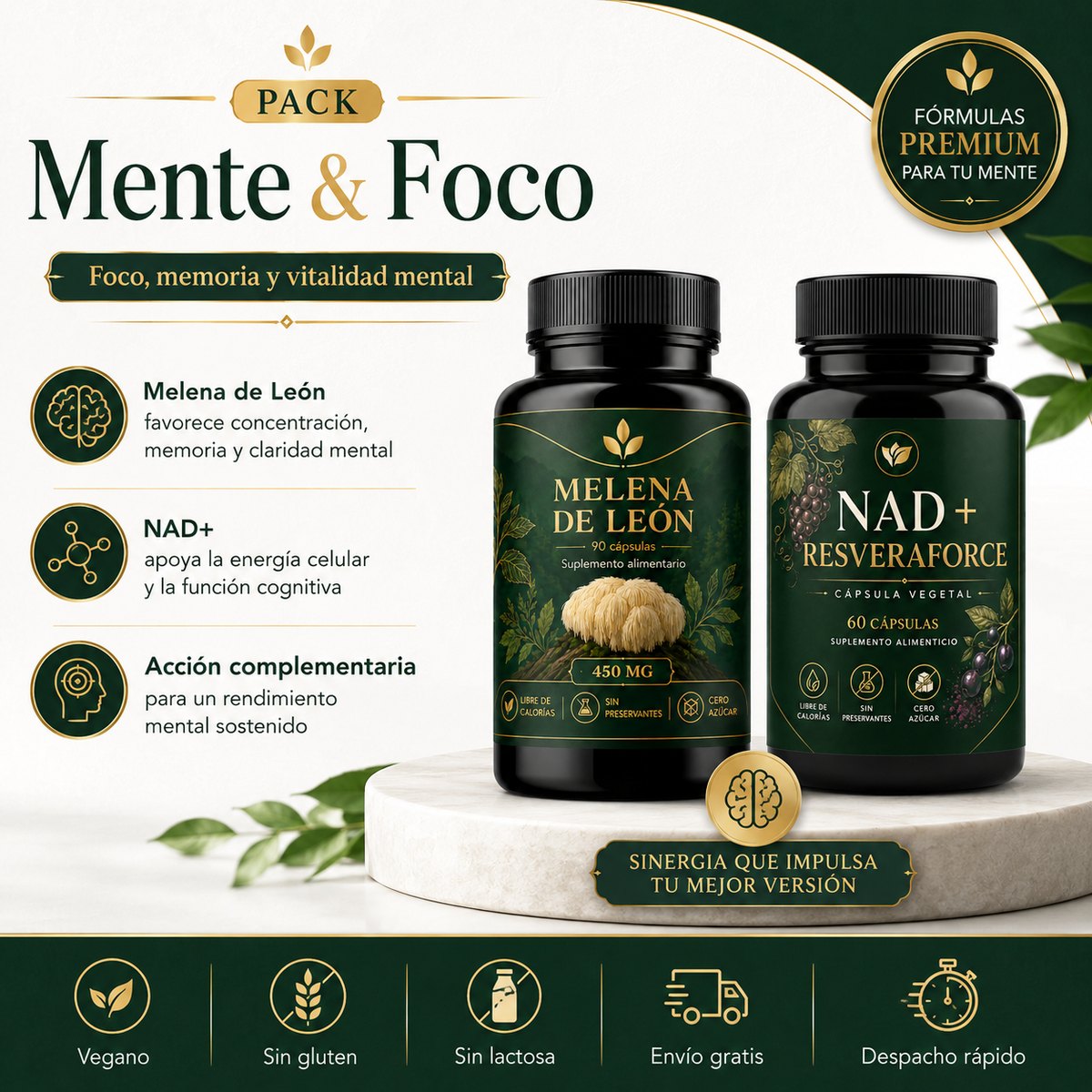 Pack Mente & Foco Kénos