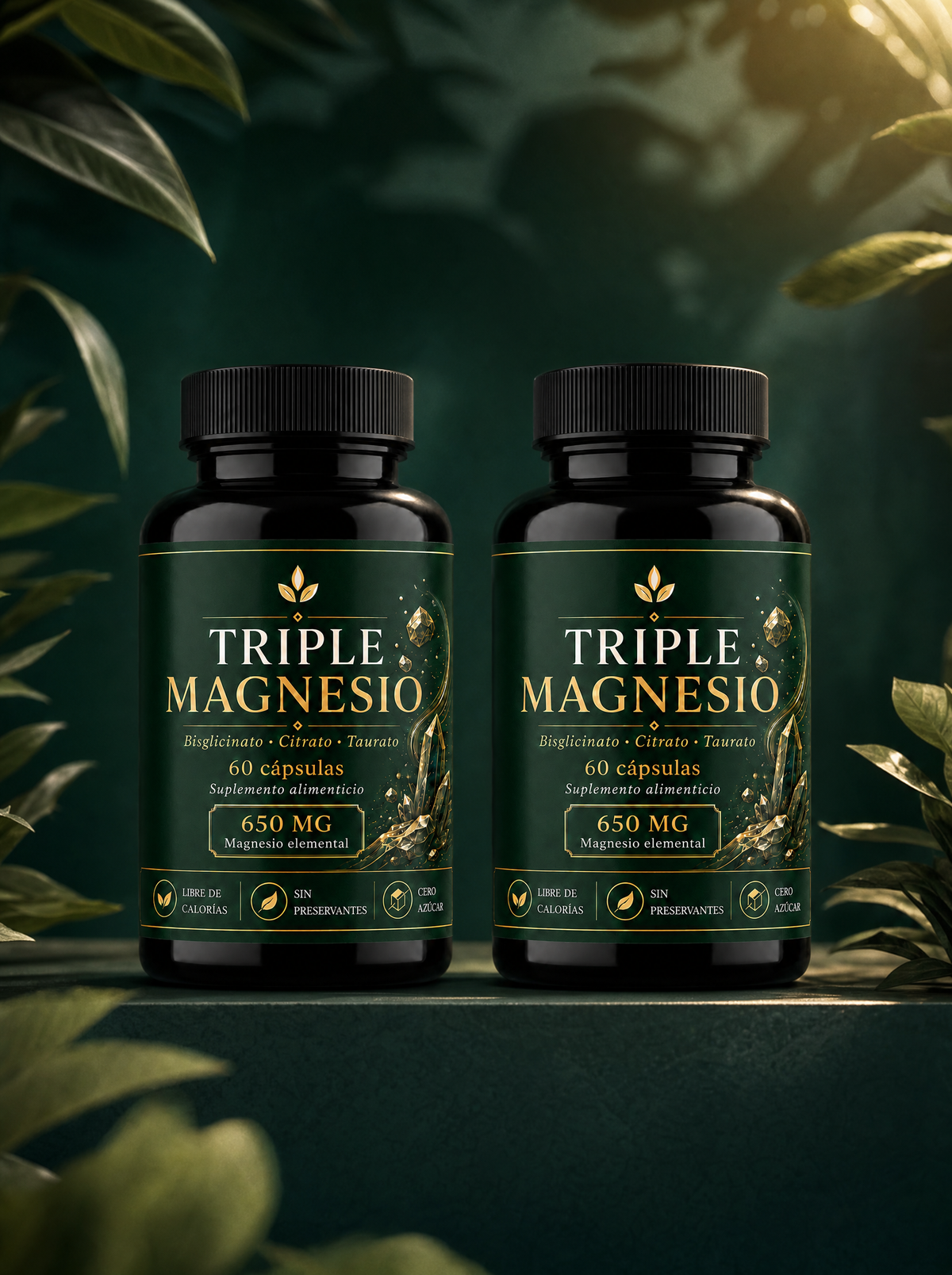 Frasco Kénos Triple Magnesio